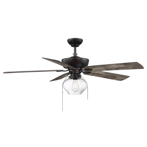Meridian 52-Inch Fan with Light Kit in Oil Rubbed Bronze by Meridian M2009ORB