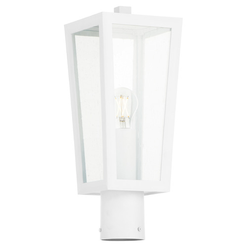 Quorum Lighting Bravo White Post Light by Quorum Lighting 717-6-6