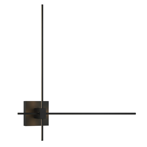 George Kovacs Lighting George Kovacs Parker Coal Black LED Sconce P1436-66A-L