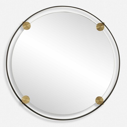 Uttermost Lighting Radius Round 42-Inch Decorative Mirror 09983
