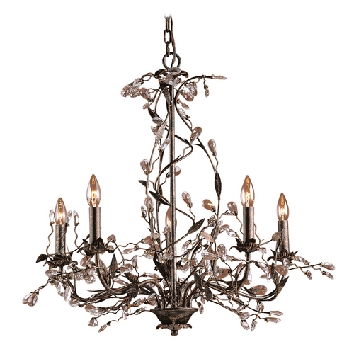 Elk Lighting Chandelier in Deep Rust Finish 8054/5
