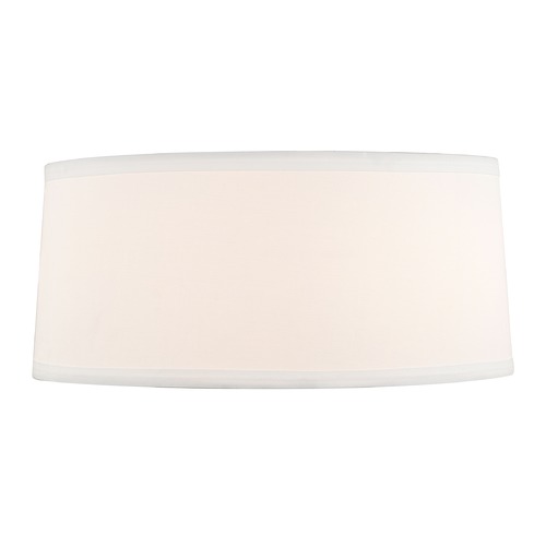 Design Classics Lighting White Linen Drum Lamp Shade with Spider Assembly DCL SH7744