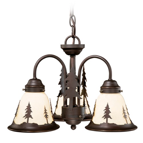 Vaxcel Lighting Yosemite Burnished Bronze Chandelier by Vaxcel Lighting LK55516BBZ-C