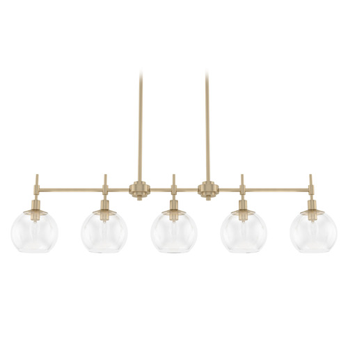 Hunter Fan Company Hunter Fan Company Xidane Alturas Gold Island Light with Globe Shade 19747