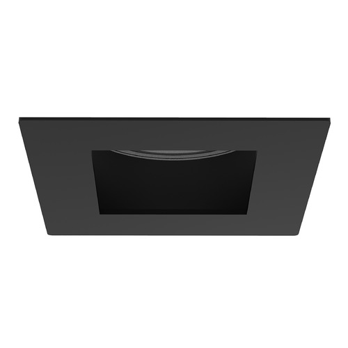 WAC Lighting Aether Atomic Square Trim in Black with 1&2-Inch Aperture by WACby WAC Lighting R1ASPL-BK