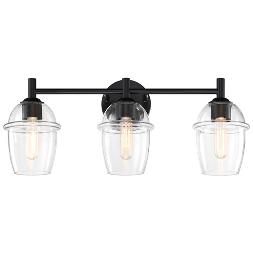Designers Fountain Lighting Designers Fountain Summer Jazz Matte Black Bathroom Light D310M-3B-MB