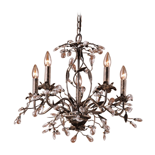 Elk Lighting Chandelier in Deep Rust Finish 8053/5