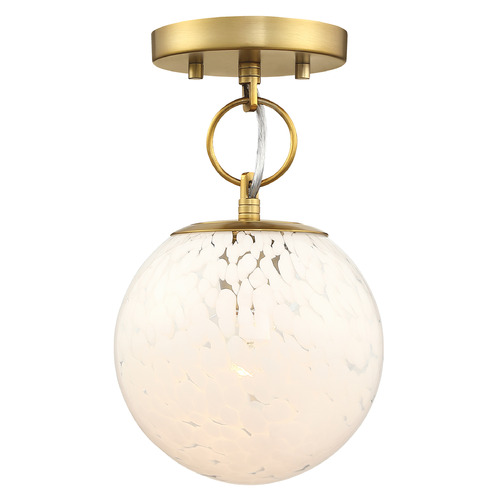 Designers Fountain Lighting Designers Fountain Wine Flower Brushed Gold Semi-Flushmount Light D329M-SF-BG