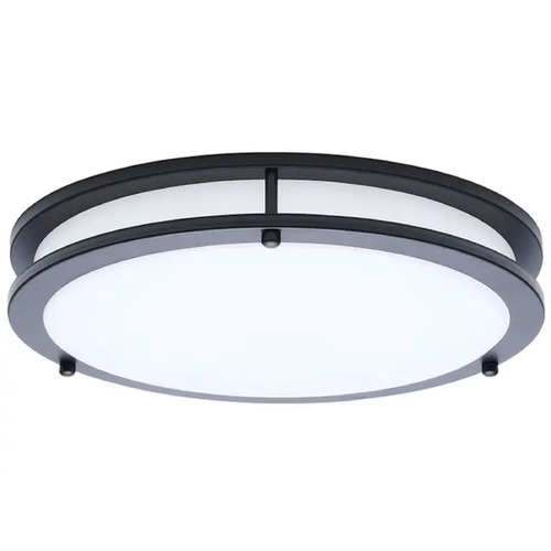 Nuvo Lighting Nuvo Lighting Glamour Black LED Flushmount Light 62-1976