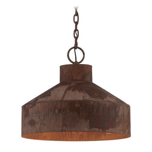 Troy Lighting Rise & Shine Rust Patina Pendant by Troy Lighting F5263