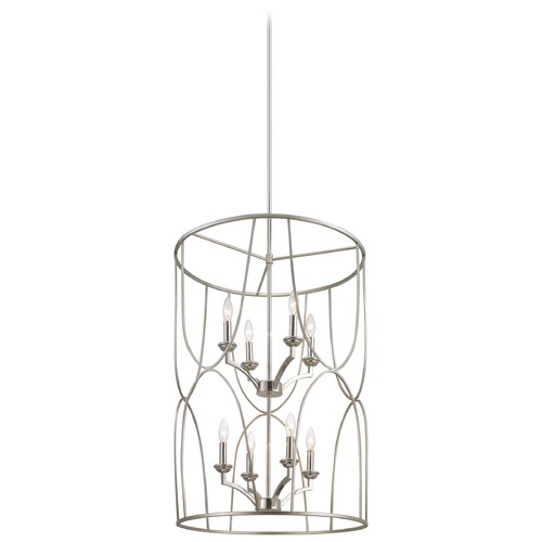 Progress Lighting Landree Silver Ridge 8-Light Pendant by Progress Lighting P500177-134