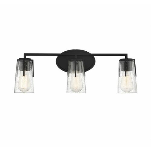 Savoy House Sacremento 3-Light Bath Light in Black by Savoy House 8-7045-3-BK