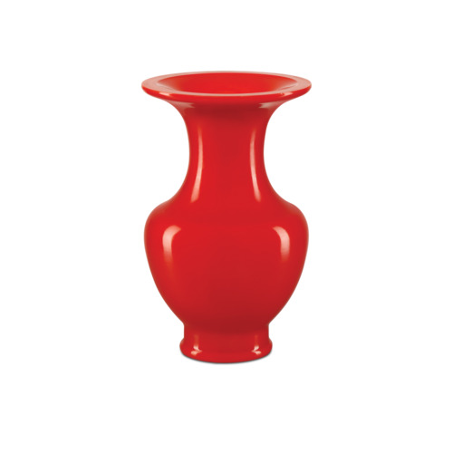 Currey and Company Lighting Bittersweet Peking Vase in Coral Orange by Currey & Company 1200-0914