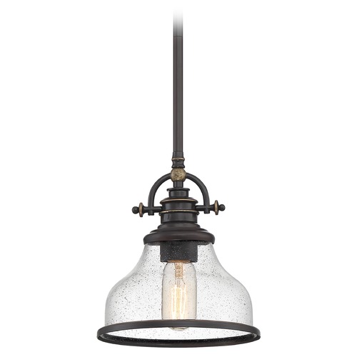 Quoizel Lighting Grant Palladian Bronze Mini Pendant by Quoizel Lighting GRTS1508PN