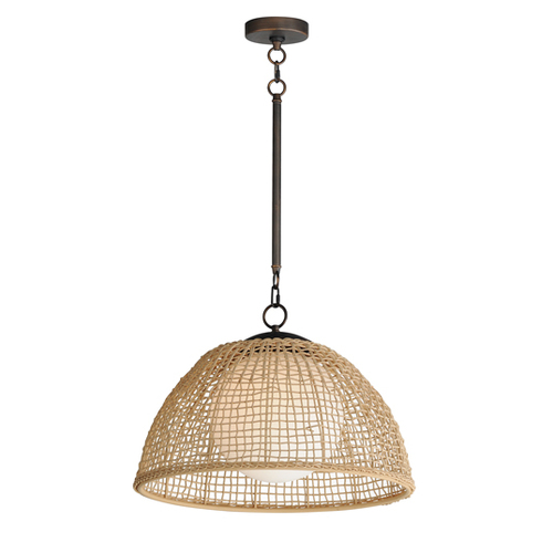 Maxim Lighting Cestino 21-Inch Pendant in Antique Bronze by Maxim Lighting 22472NAANB