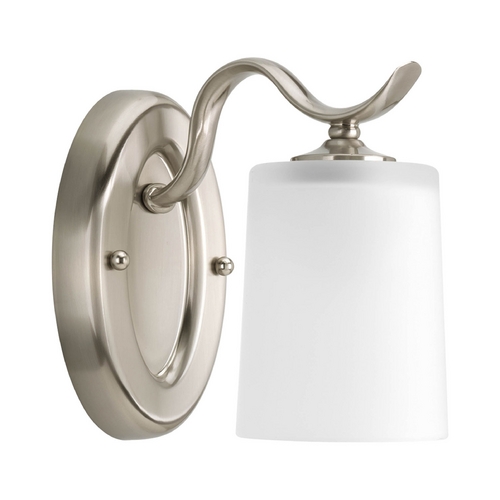 Progress Lighting Inspire Wall Sconce in Brushed Nickel by Progress Lighting P2018-09