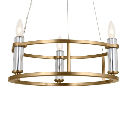 Kichler Lighting Rosalind 3-Light Chandelier in Brushed Brass by Kichler Lighting 52493BNB