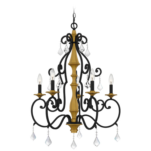 Quoizel Lighting Quoizel Lighting Althea Matte Black Chandelier AEA5026MBK