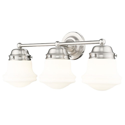 Z-Lite Z-Lite Vaughn Brushed Nickel Bathroom Light 735-3V-BN