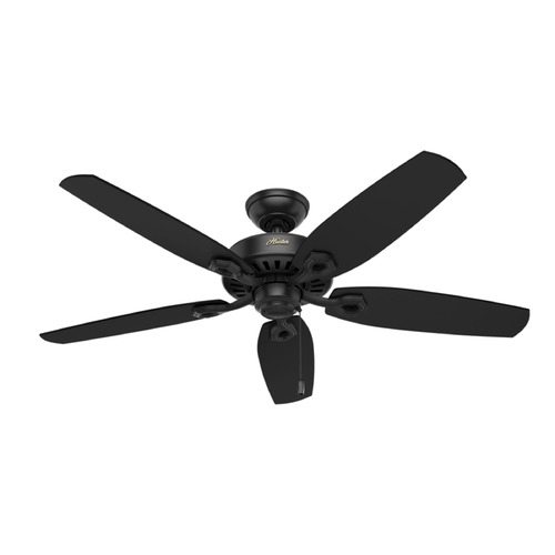 Hunter Fan Company 52-Inch Builder Elite Matte Black by Hunter Fan Company 53243