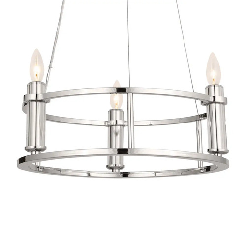 Kichler Lighting Rosalind 3-Light Chandelier in Polished Nickel by Kichler Lighting 52493PN