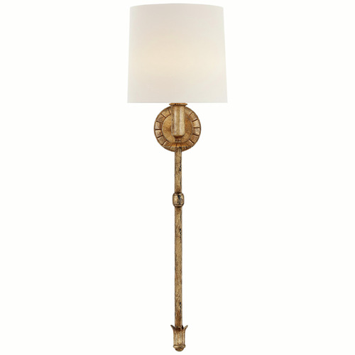 Visual Comfort Signature Collection Thomas OBrien Michel Tail Sconce in Gild by Visual Comfort Signature TOB2116GL