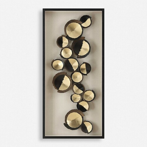 Uttermost Lighting The Uttermost Company Grace Feyock Golden Hour Gold Leaf Wall Art 04374