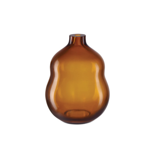 Currey and Company Lighting Peking Double Gourd Vase in Amber & Gold by Currey & Company 1200-0918