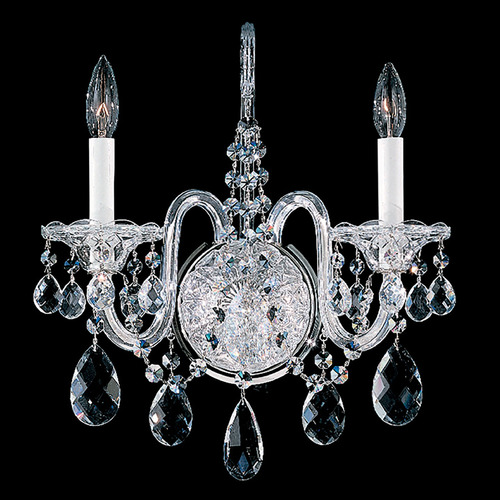 Schonbek Lighting Sterling Polished Silver Sconce by Schonbek Lighting 2991-40H