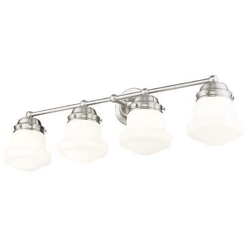 Z-Lite Z-Lite Vaughn Brushed Nickel Bathroom Light 735-4V-BN