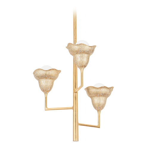 Hudson Valley Lighting Hudson Valley Lighting Alora Vintage Gold Leaf/gilded Ivory Mini-Chandelier 1283-VGL/GLI
