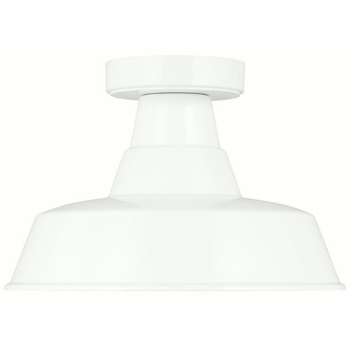 Visual Comfort Studio Collection Visual Comfort Studio Collection Sean Lavin Barn Light White Semi-Flush Mount 7837401-15