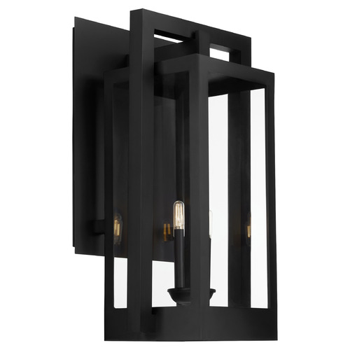 Quorum Lighting Marco Textured Black Outdoor Wall Light by Quorum Lighting 736-30-69