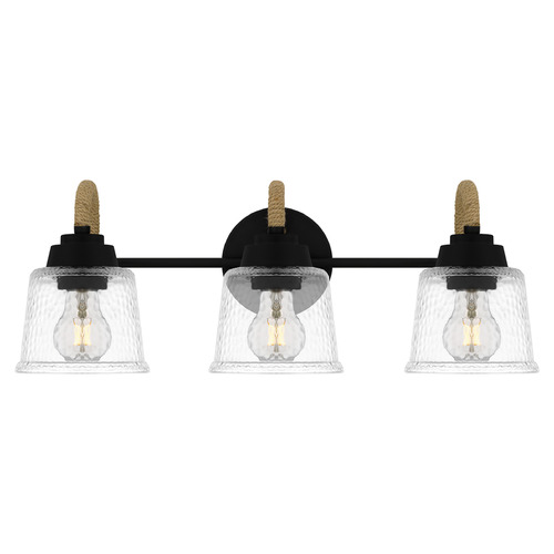 Quoizel Lighting Quoizel Lighting Seabreeze Matte Black Bathroom Light SEB8622MBK