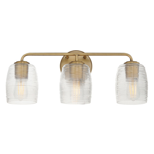 Maxim Lighting Maxim Lighting Honey Natural Aged Brass Bathroom Light 21413CRNAB