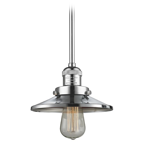 Innovations Lighting Railroad Polished Chrome Mini Pendant by Innovations Lighting 201S-PC-M7