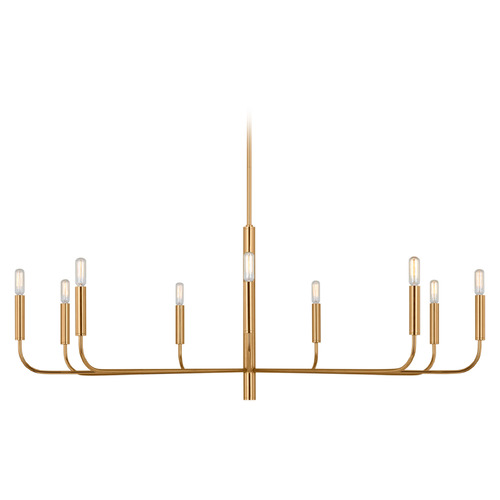 Visual Comfort Studio Collection Visual Comfort Studio Collection Ellen Degeneres Brianna Burnished Brass Chandelier EC1319BBS