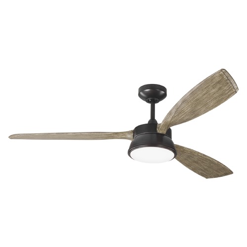 Visual Comfort Fan Collection Destin 57-Inch LED Fan in Aged Pewter by Visual Comfort & Co Fan Collection 3DSTR57AGPD