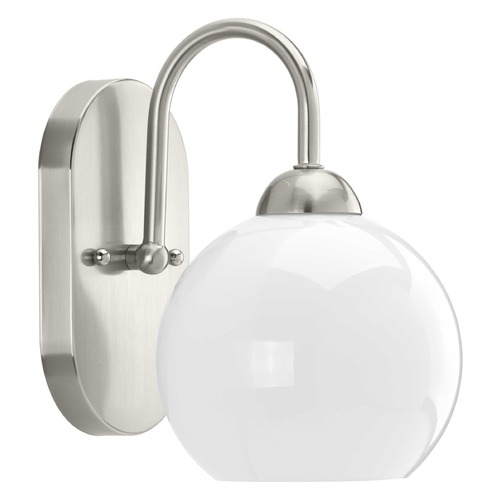 Progress Lighting Carisa Brushed Nickel Sconce by Progress Lighting P300084-009