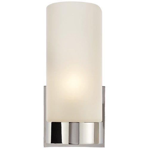Visual Comfort Signature Collection Barbara Barry Urbane Sconce in Polished Nickel by Visual Comfort Signature BBL2090PNFG