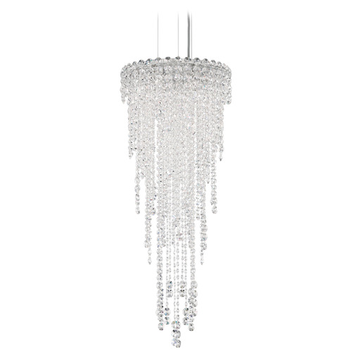 Schonbek Lighting Schonbek Worldwide Lighting Chantant Polished Stainless Steel Pendant Light CH1212N-401O
