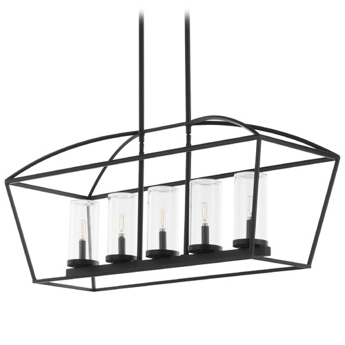 Quorum Lighting Odeon Matte Black Outdoor Hanging Light by Quorum Lighting 71-5-59