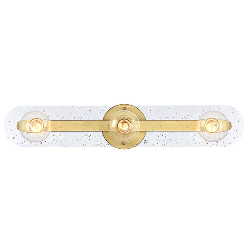 Designers Fountain Lighting Designers Fountain Demi Brushed Gold Vertical Bathroom Light D318M-3B-BG