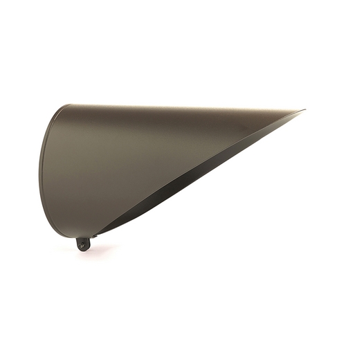 Kichler Lighting 120V PAR38 Long Cowl in Textured Architectural Bronze by Kichler Lighting 15668AZT