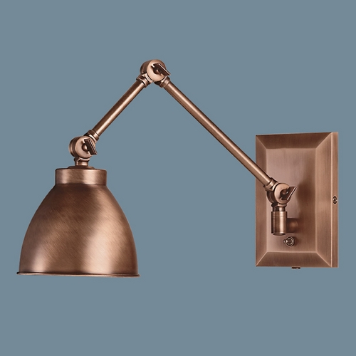 Norwell Lighting Maggie Architectural Bronze Swing Arm Lamp 8471-AR-MS