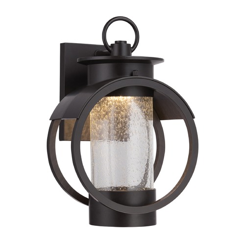 Designers Fountain Lighting Seeded Glass LED Outdoor Wall Light Bronze Designers Fountain Lighting LED32821-BNB