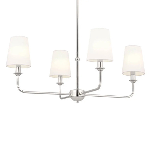 Kichler Lighting Pallas 4-Light Chandelier in Polished Nickel by Kichler Lighting 52520PN