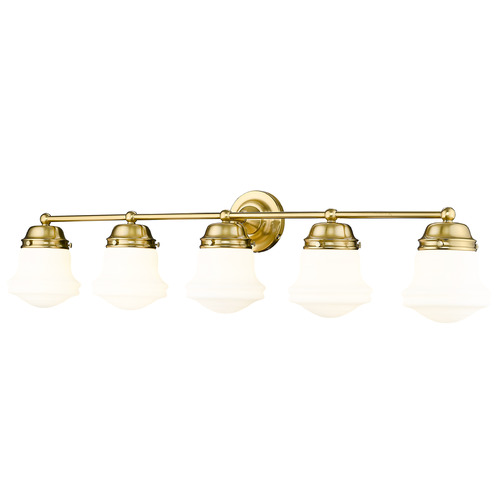 Z-Lite Z-Lite Vaughn Luxe Gold Bathroom Light 735-5V-LG