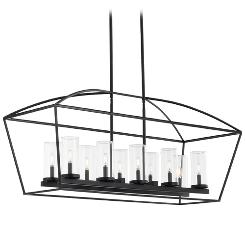 Quorum Lighting Odeon Matte Black Outdoor Hanging Light by Quorum Lighting 71-10-59