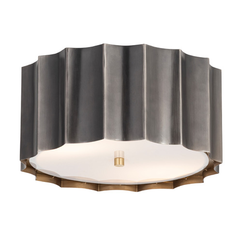 Maxim Lighting Maxim Lighting Allegra Gunmetal & Gold Flushmount Light 39130GMGLD